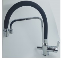 Смеситель для кухни  20294 Chrom- Black  питевой Vedouci