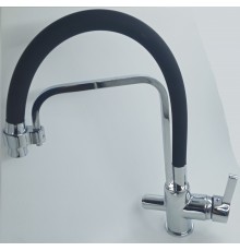 Смеситель для кухни  20294 Chrom- Black  питевой Vedouci