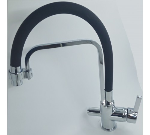 Смеситель для кухни  20294 Chrom- Black  питевой Vedouci