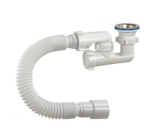 Сифон для душевого поддона 1 1/2"х40, регулируемый, с гибкой трубой 40-40/50 ОРИО (100/) по доступной цене.