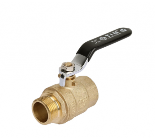 Кран шар. (б). 1 1/2" ВР/НР ручка TIM (8/2)