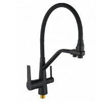 Смеситель для кухни  20037 BL (черный) питевой WASSER  NOVA