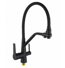 Смеситель для кухни  20037 BL (черный) питевой WASSER  NOVA