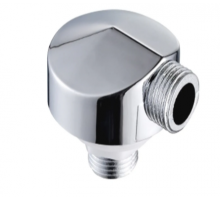 Настенное соединение для шланга пластик. (таблетка)