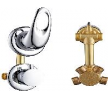 Смеситель для душ кабины 10см (4вых)