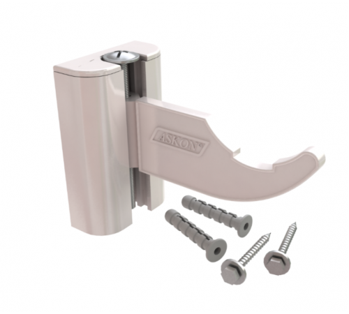 Кронштейн для секционных радиаторов регулирующий Askon серый(100/1Пар)