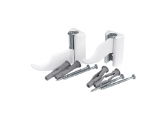 Кронштейн для секционных радиаторов регулирующий Askon белый(100/1Пар)