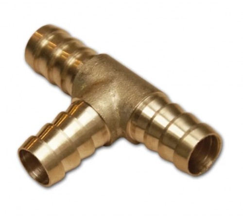 Штуцер тройник лат,  8мм*8мм*8мм (500/10) ( Т-образный )