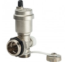 Регулируемый концевой фитинг с дренажным вентилем, автоматич. воздухоотв 1" / Zeissler (40/1)