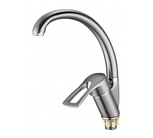 Смеситель для кухни бок. на гайке сатин KAK4-KН G Lauf