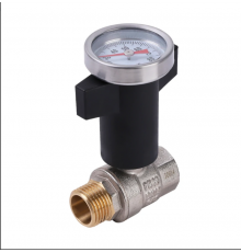 Кран шаровой  c термометром 1/2 г/ш  Zeissler (75/1)