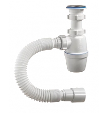 Сифон 1 1/2 x 40 х 50  с гибкой трубой ОРИО А-4001(35/шт)