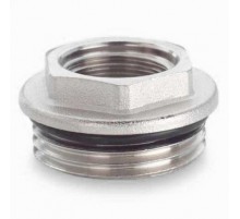 Футорка с упл. кольцом __"никель" 3/4 х 1/2 Тим (250/10)