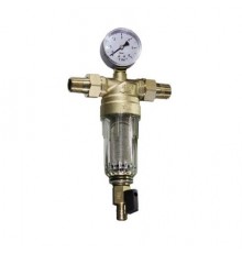 Фильтр с манометром  1/2 для  х/в стекло TIM(12шт)