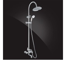 Душевая система с ABS верхним душем 2312660-2F Praktic Elghansa