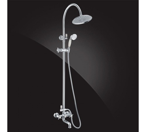 Душевая система с ABS верхним душем 2312660-2F Praktic Elghansa