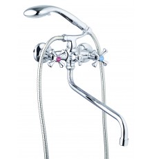 Смеситель для ванны QTZ_ круг гусак (QTZ7-B856)