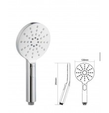 Лейка для душа Kern  3000 3 режим кнопочн круг Chrome (40/шт)