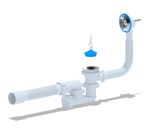 Обвязка пластик. квад.  с гиб трубой 40 х 50  Aни Е255 (30/шт)