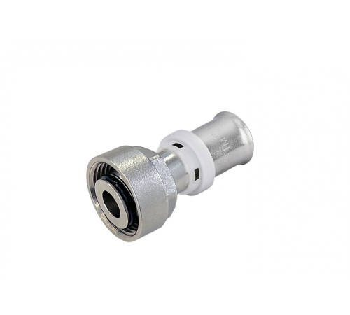 Пресс-фитинг с накидной гайкой под Евроконус 16 (2,0) мм х 3/4”. Тим (240/30)никель по доступной цене.