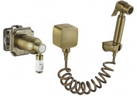 Смеситель встроен, 25 мм набор для гиг, душа 24C0784-BRONZ(SET-49) Elghansa