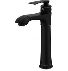Смеситель для раковины высокий  1560 Black Kern (10/шт)