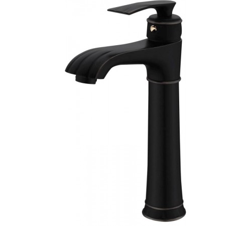 Смеситель для раковины высокий  1560 Black Kern (10/шт)