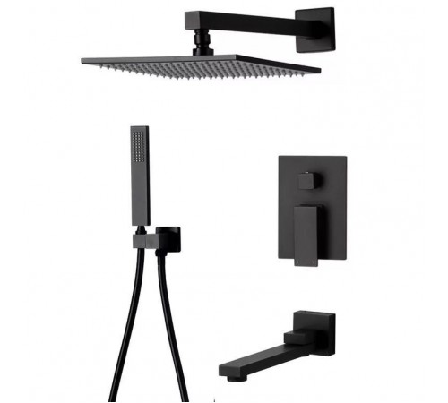 Душевая система (скрытый) 5075 KERN Black (4/шт)