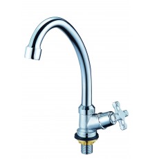 Смеситель для умывальника моно крест. руч. JIK-1 (4/шт)