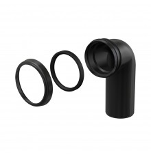 Колено стока коммплект DN90/90 M908 Alcaplast (20/шт)