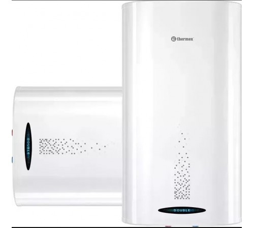 Водонагреватель эл. аккум. бытовойTHERMEX DOUBLE 100  (Нерж.-Плоский/Гариз+Верт-Механик)