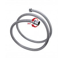 Шланг для душа 2м металл KERN (60/шт) Chrome