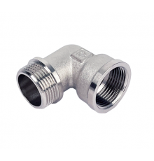 Уголок .    1/2 х 3/4  НР/ВР __"никель" (ZEISSLER) (100/10)