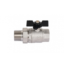 Кран с американкой 1/2  никель усиленный  TIM (64/16)