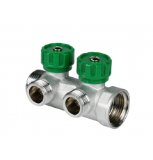 Коллектор 1/2 х 3/4 на  2 вых. FAP плоск  (25шт)