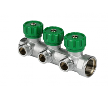 Коллектор 1/2 х 3/4 на  3 вых. FAP плоск  (25шт)