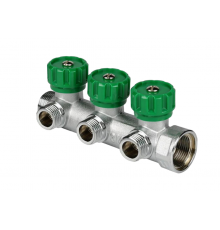 Коллектор 1/2 х 3/4 на  3 вых. FAP плоск  (25шт)