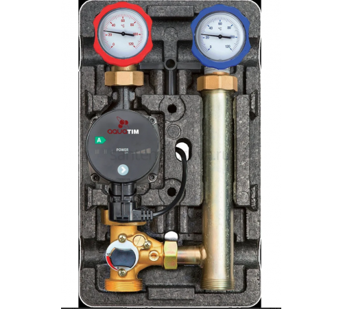 Узел  MK-0101L- Насосная группа с трех. без насоса левый  Тим (2/шт)