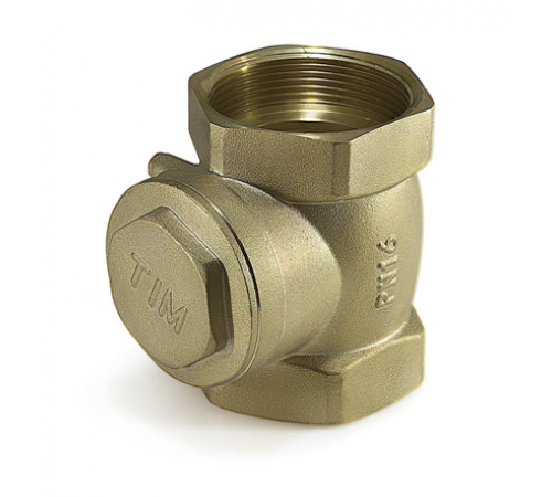 Обратный клапан.. 1 1/4" горизонт   TIM (50/1)