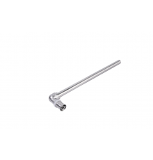 Пресс-фитинг – угольник с хром трубкой16 х 15 мм, 30 см ТИМ (100/5)