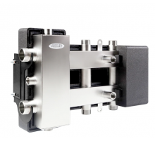 Гидравлический разделитель совмещенный с коллектором на 5 контура  ZEISSLER 1/1