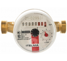 Счетчик для воды универс. 1/2 Ителма (110мм) (24/шт)