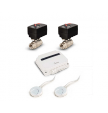 Система защиты от протечек воды 1 (модуль упр/  Base - 1 шт., пров. датчик 2шт+краны 2шт)