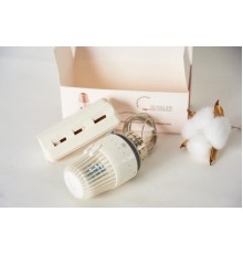 Термоголовка для радиаторов Жидкостная с датчиком Тим (50/шт)