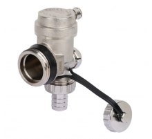 Концевой элемент для коллектора (воздухоотводчик со встроенным дренаж. клапаном комп-ый 1" ТИМ (60/1