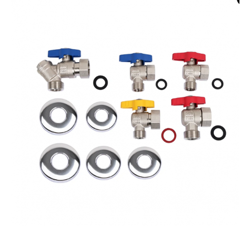 Набор кранов для газового котла (16/1) ТИМ