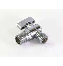 Кран угловой  1/2 х 3/4 ХРОМ для стир/маш.  TIM (60/1)