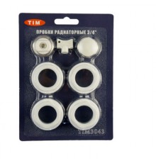 Набор пробок д/рад. без кроншт. 3/4 TIM (40/20шт)