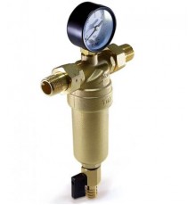Фильтр с манометром  3/4 для г/в метал TIM (10/шт)