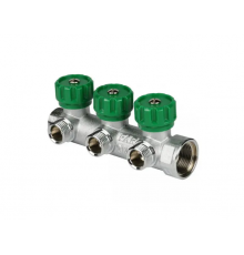 Коллектор. 3 вых. 1" х 3/4  FAP Евроконус